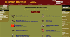 Desktop Screenshot of militariagranada.net